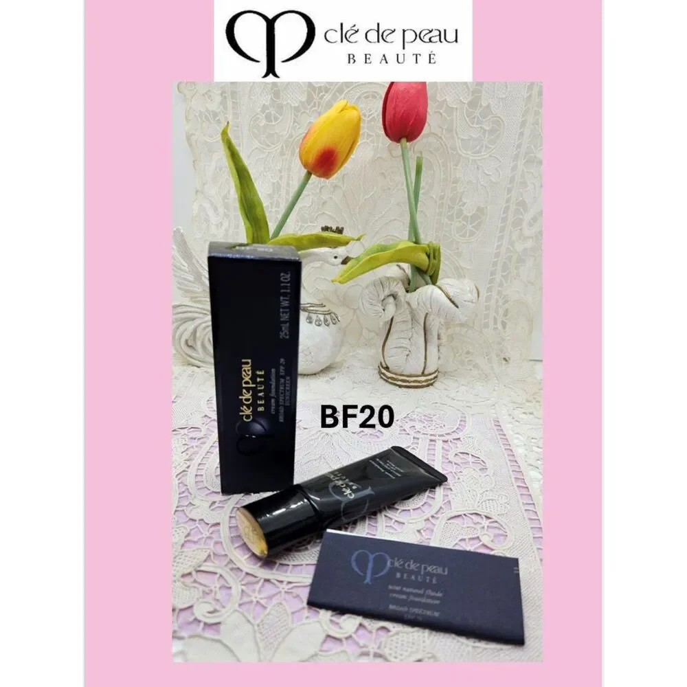 Clé de Peau Beauté Cream Foundation SPF 29/1.1oz 25ml BF20 NIB